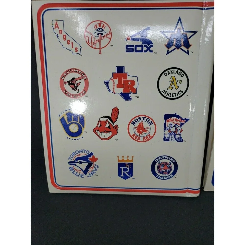 American & National League Baseball Sticker Albums MLB Vintage 1983 Imperial Toy